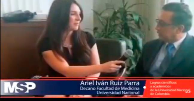 Entrevista al decano de la Facultad de Medicina de la Universidad Nacional de Colombia