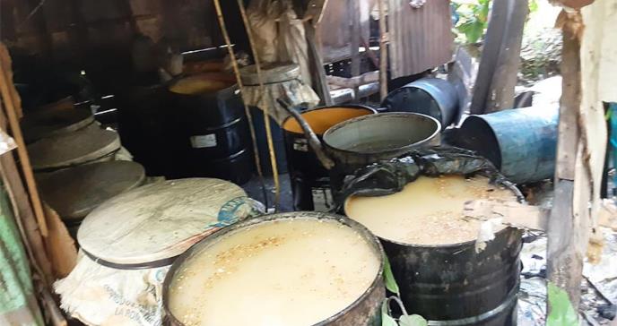 Salud Pública desmantela fábricas clandestinas de producción ilegal de ron