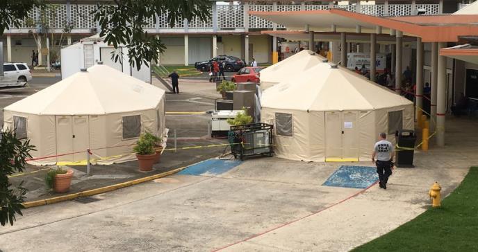 Centro Médico en estado de alerta