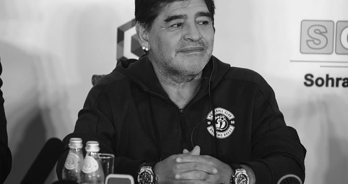 Muere el comandante de la sublime selección campeona del 86’ Diego Armando Maradona