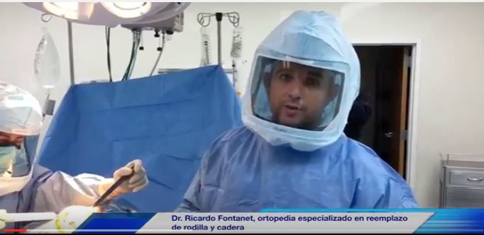 Dr. Ricardo Fontanet, ortopeda especializado en reemplazo de rodilla y cadera.