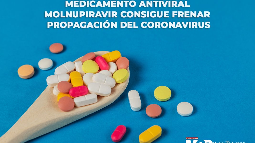 Medicamento antiviral Molnupiravir consigue frenar propagación del coronavirus, según estudios