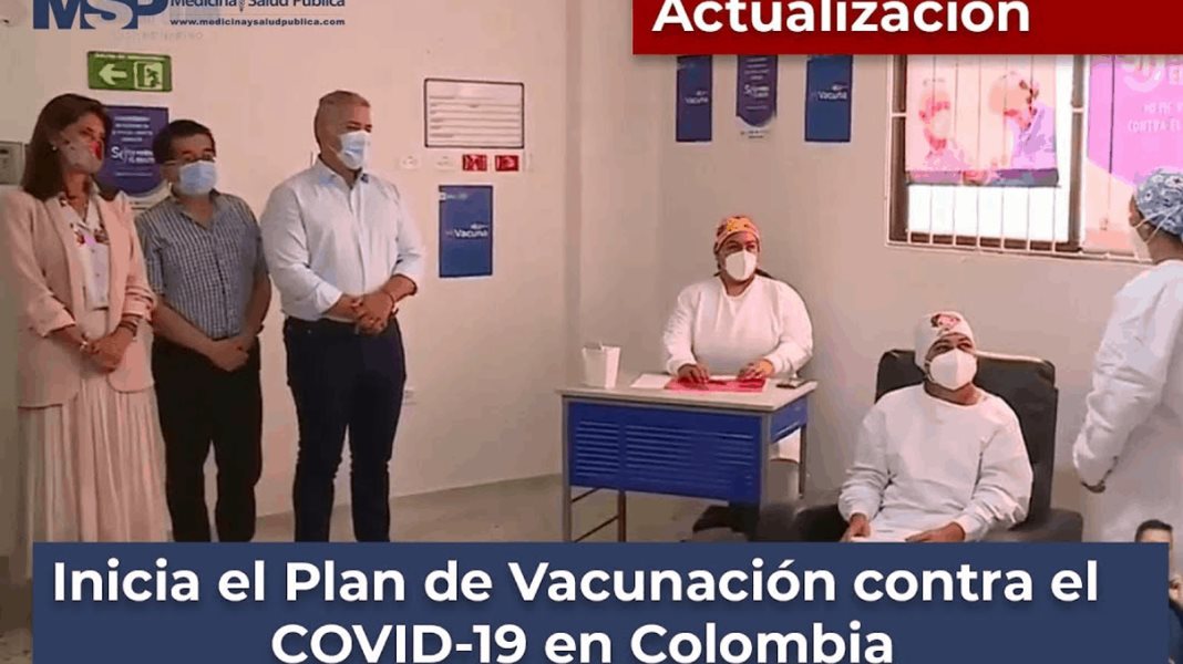 Inicia el Plan de Vacunación contra el COVID 19 en Colombia