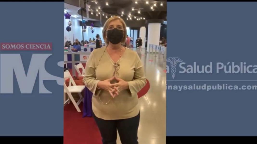 Lilliam Rodríguez felicitó a padres de hijos entre las edades de 12 y 15 años para ser vacunados