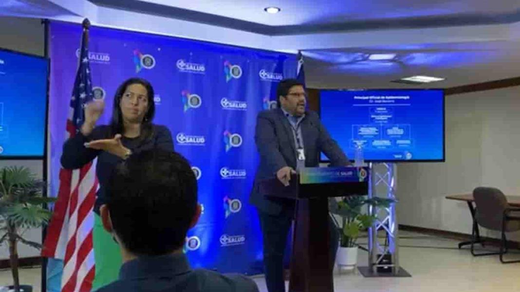 Conferencia de prensa del Secretario de Salud, Dr. Carlos Mellado