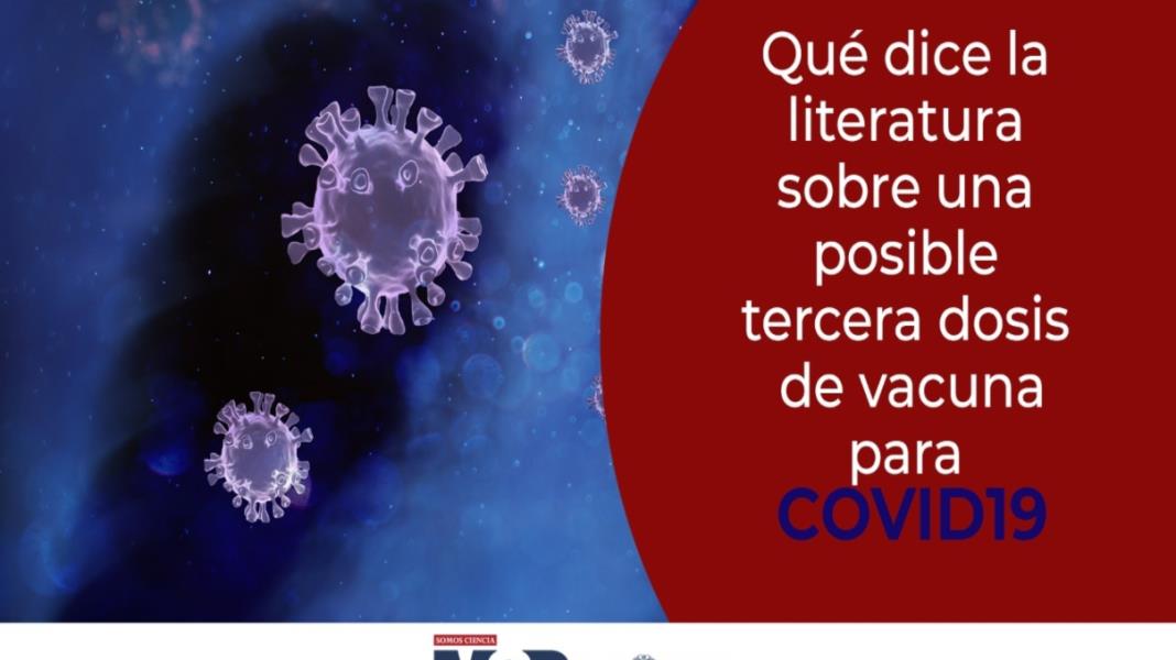 Qué dice la literatura sobre una posible tercera dosis de vacuna para COVID19