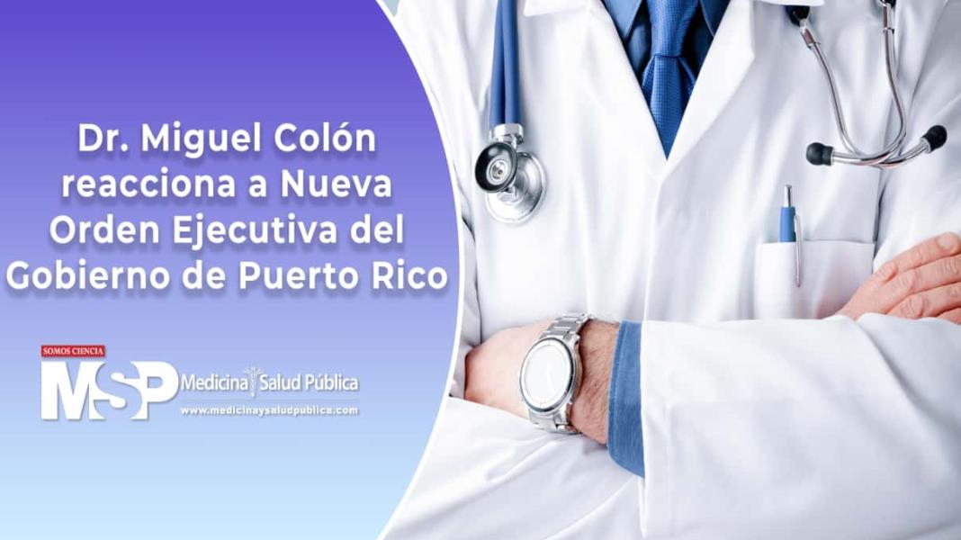 Dr. Miguel Colón infectólogo del Hospital Auxilio Mutuo