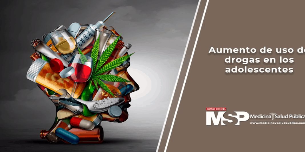 Aumento de uso de drogas en adolescentes