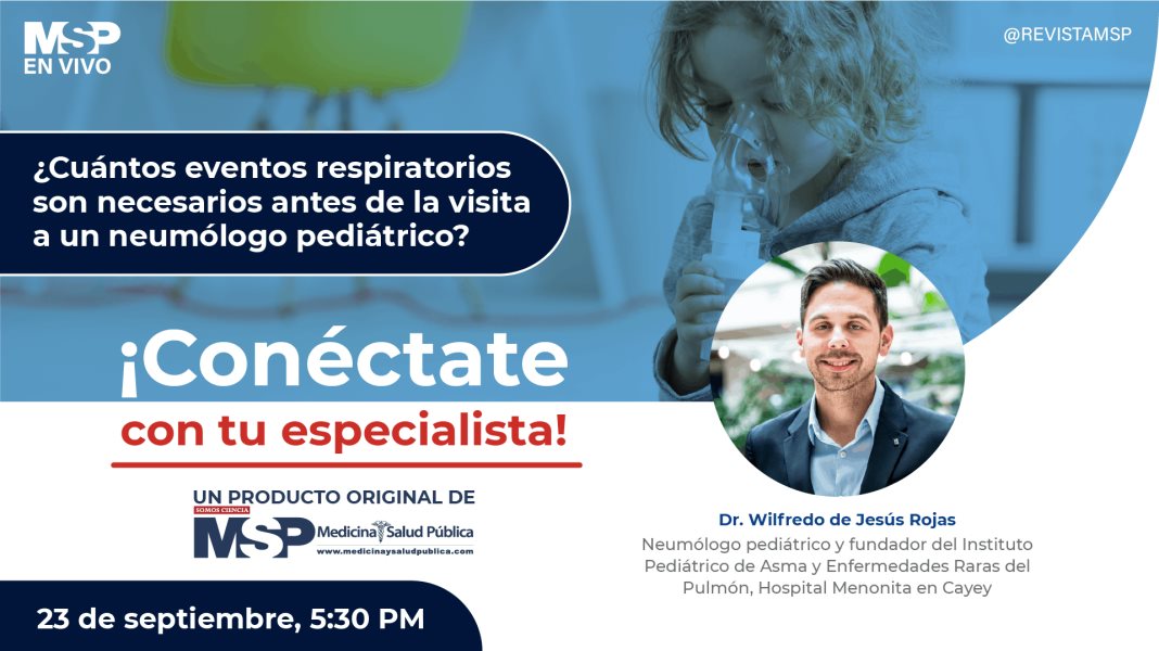 ¿Cuántos eventos respiratorios son necesarios antes de la visita a un neumólogo pediátrico?