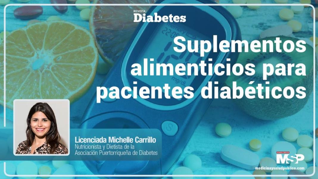 Suplementos alimenticios para pacientes diabéticos