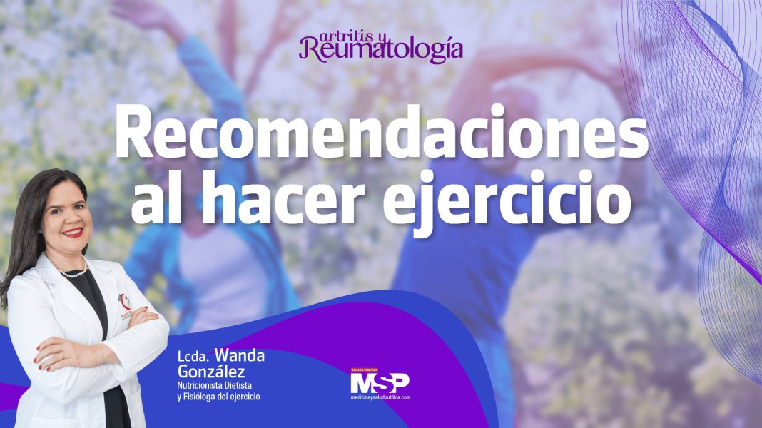 Recomendaciones al hacer ejercicio