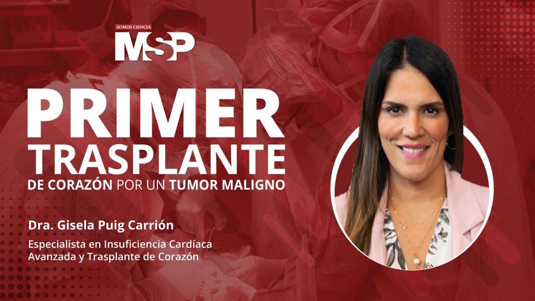Caso clínico: primer trasplante de corazón por un tumor maligno