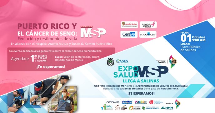 Conoce la agenda de ExpoSaludMSP Salinas y Primer el Encuentro de Pacientes con Cáncer de Seno