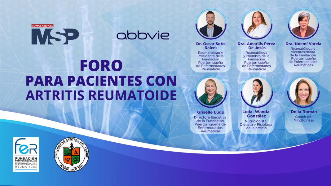 #EnVivo | Foro educativo para pacientes con artritis reumatoide