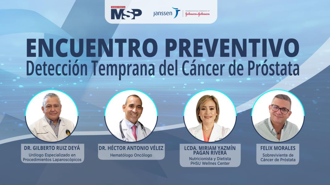 #EventosMSP | Encuentro preventivo: detección temprana del cáncer de próstata