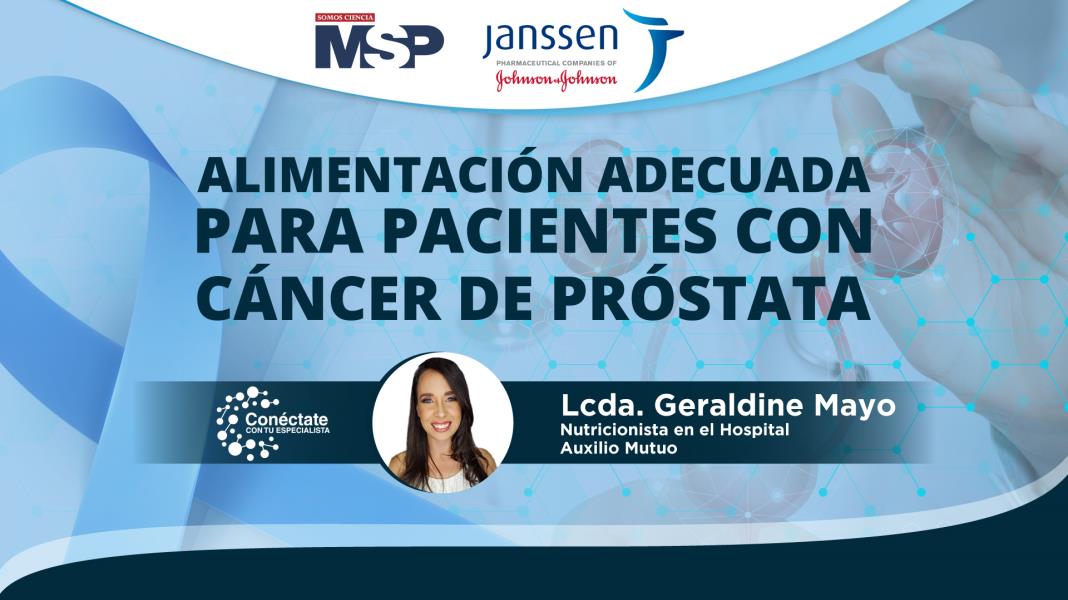 Alimentación adecuada para pacientes con cáncer de próstata