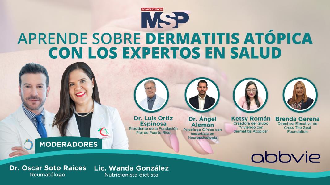 Aprende sobre dermatitis atópica con los Expertos en Salud