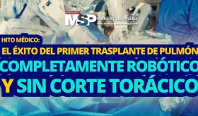 Primer trasplante de pulmón completamente robótico y sin corte torácico - #MSP