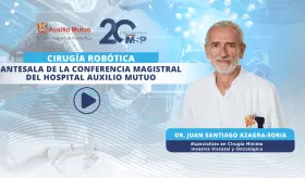 Antesala de la Conferencia Magistral del Hospital Auxilio Mutuo - ExclusivoMSP