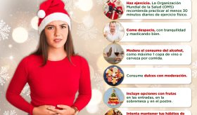 Recomendaciones para cuidar la salud digestiva en navidad | Infografía