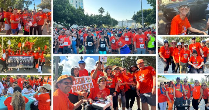 ¡Histórico! Multitudinaria caminata en apoyo a los pacientes con Esclerosis Múltiple de Puerto Rico