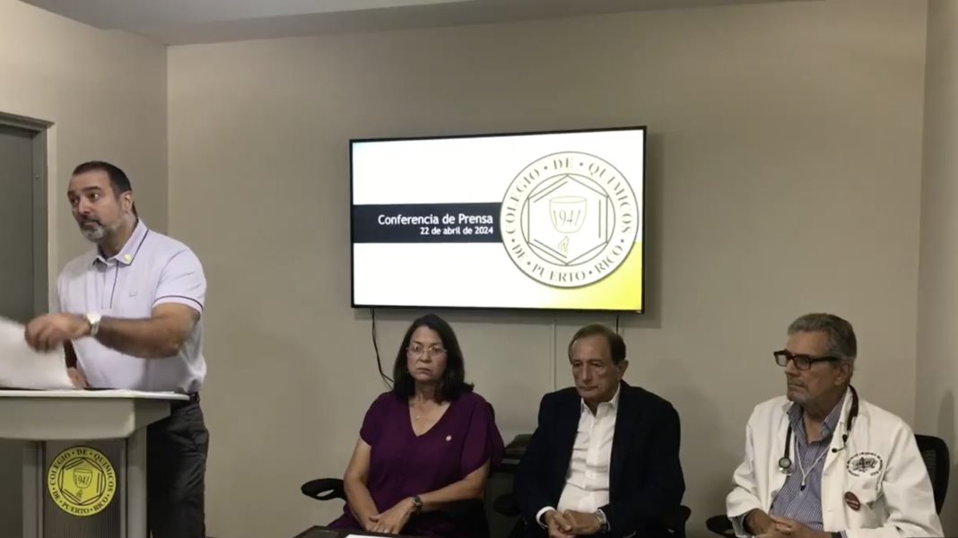 Conferencia de Prensa Colegio de Químicos: Presencia de metales tóxicos en agua potable de Puerto Rico