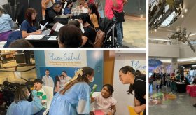 Cientos de personas visitan nuestra clínica dental y de inmunización en Plaza las Américas