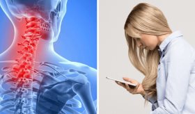 Uso prolongado de dispositivos electrónicos con mala postura aumenta el riesgo de dolor cervical,