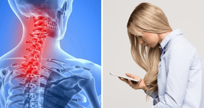 Uso prolongado de dispositivos electrónicos con mala postura aumenta el riesgo de dolor cervical,