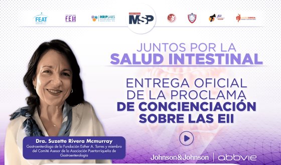 Juntos por la salud intestinal: Entrega oficial de la proclama de concienciación sobre las EII