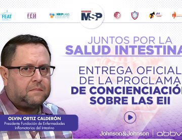 Juntos por la salud intestinal: Entrega oficial de la proclama de concienciación sobre las EII