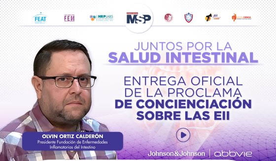 Juntos por la salud intestinal: Entrega oficial de la proclama de concienciación sobre las EII