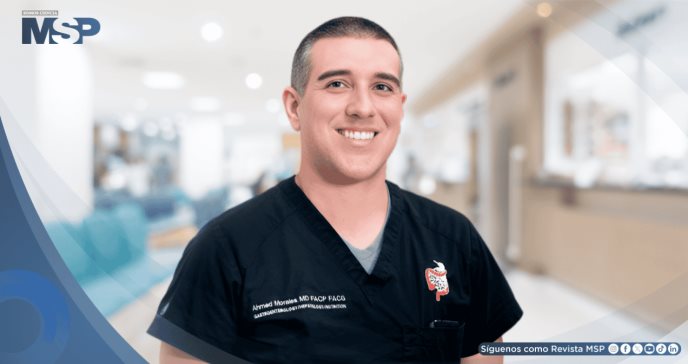"Ser gastroenterólogo y paciente de EII me ha permitido ser luz para otros": Dr. Ahmed Morales