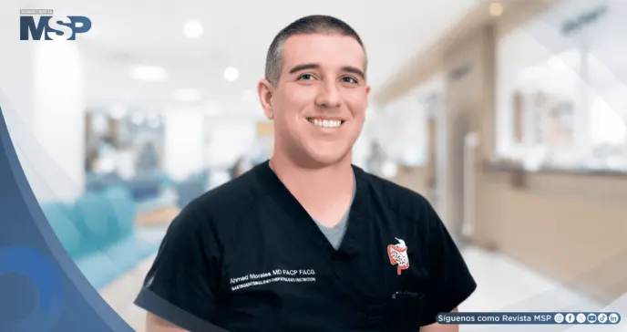 "Ser gastroenterólogo y paciente de EII me ha permitido ser luz para otros": Dr. Ahmed Morales