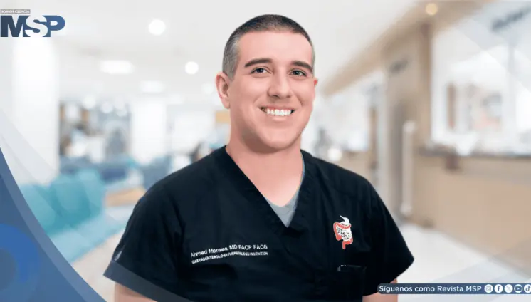 "Ser gastroenterólogo y paciente de EII me ha permitido ser luz para otros": Dr. Ahmed Morales