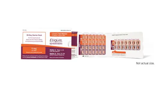 El anticoagulante Eliquis tendrá un 40% de descuento para ciertos pacientes