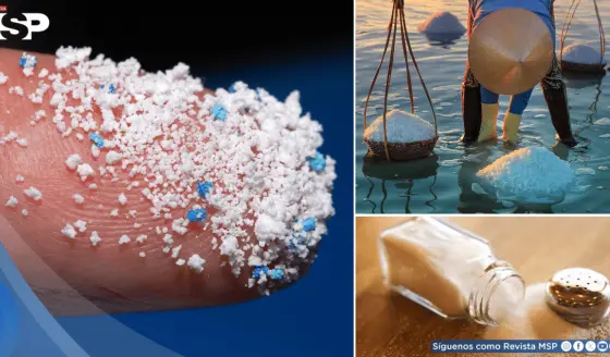 Científicos detectan microplásticos en la sal: llegarían del mar, del aire y terminan en tu cuerpo 

