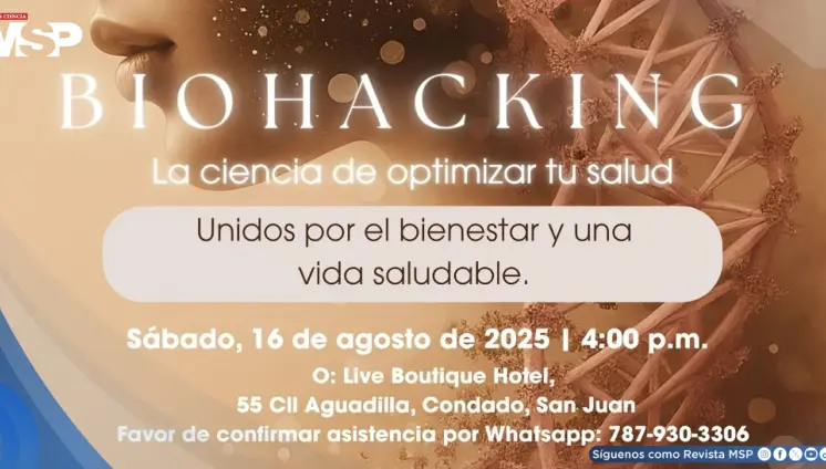 Gala en San Juan reunirá lo último en medicina antienvejecimiento, biohacking y cirugías estéticas