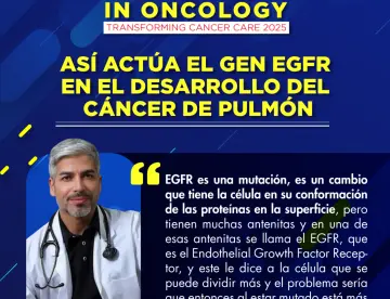 Así actúa el gen EGFR en el desarrollo del cáncer de pulmón
