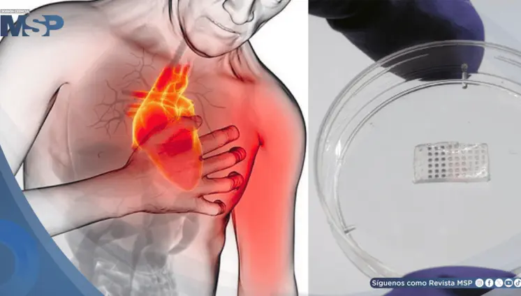 Desarrollan parche inteligente que podría regenerar el corazón tras un infarto