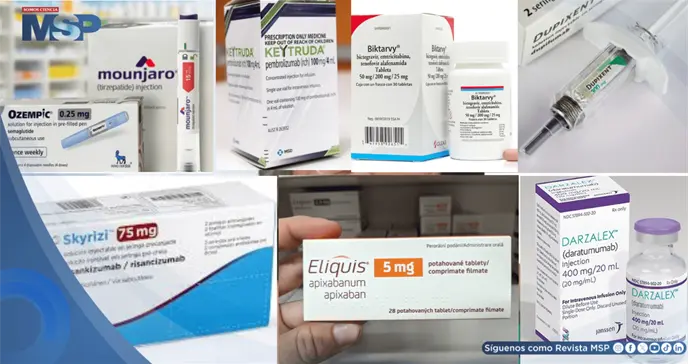 Los 7 medicamentos más vendidos del mundo en 2025: ¿Cuáles fueron y para qué sirven? Los 7 medicamentos más vendidos del mundo en 2025: ¿Cuáles fueron y para qué sirven?