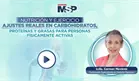 Nutrici&oacute;n y ejercicio: Ajustes en carbohidratos, prote&iacute;nas para personas f&iacute;sicamente activas